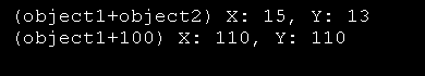 Overload + for 'ob + int' as well as 'ob + ob'.