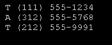 PhoneNumber inserter function