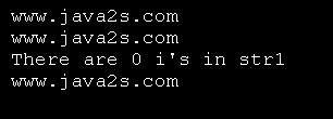 Strings: size, iterator, count, begin and end