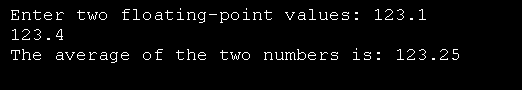 cin to read float in C++