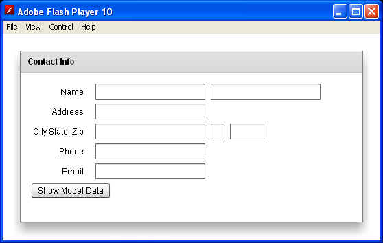 Bind Data To Model