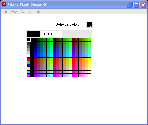 GridItem Label, ColorPicker