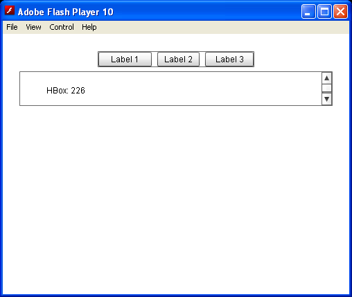 HBox Size Percentage