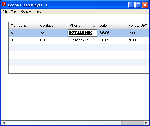 Inline CheckBox Editor With Offsets