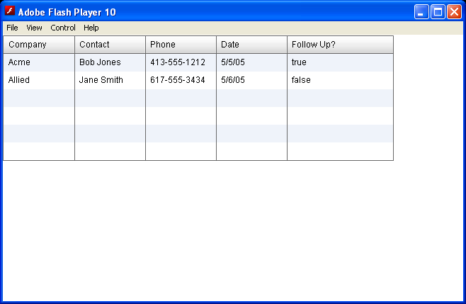 Inline DataGrid CheckBox Editor