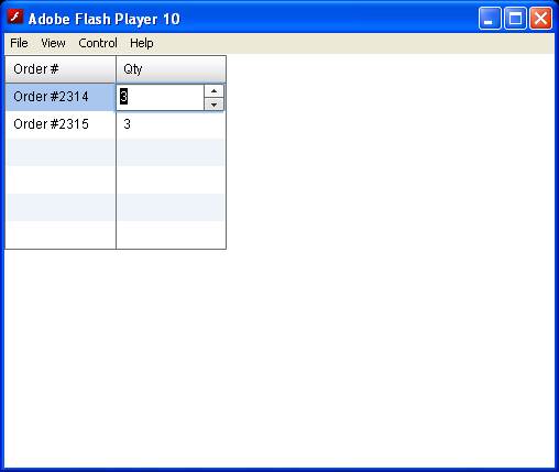 Inline NumericStepper Renderer