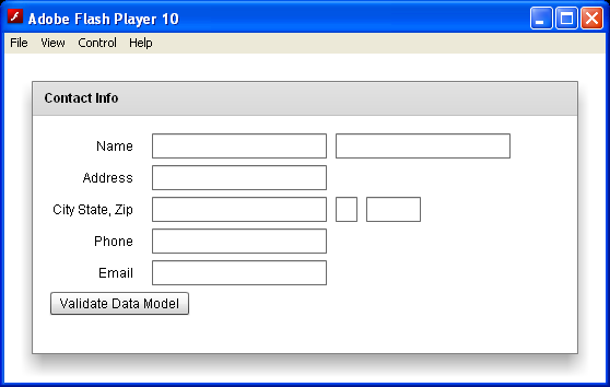 Validate Model Data