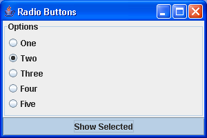 A Selected Button