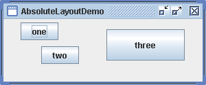 Absolute Layout Demo