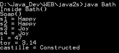 Constructor initialization with composition