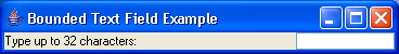 Bounded TextField