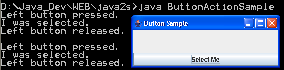 Button Action Sample