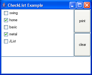 Check List Example 2