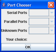 This program tries to do I/O in each direction using a separate Thread