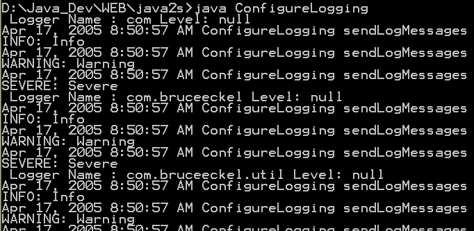 Configure Logging