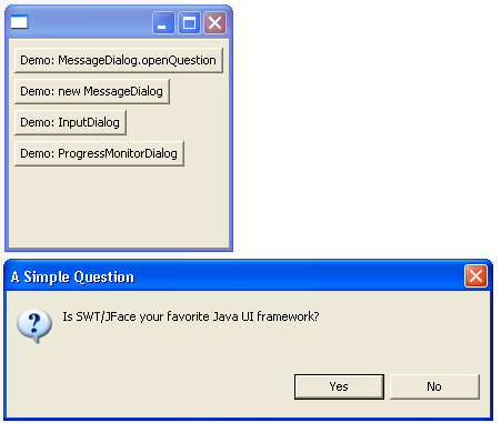 Dialog Examples