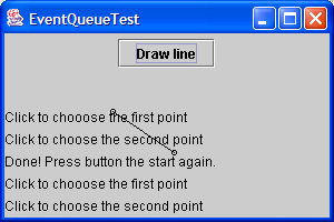 Use the Event queue to retrieve event