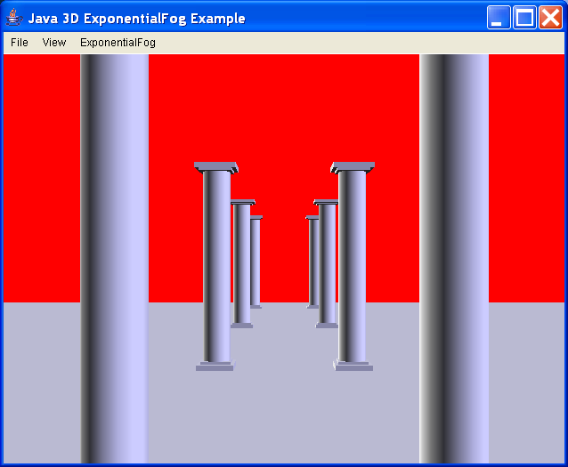 ExExponentialFog - illustrate use of exponential fog