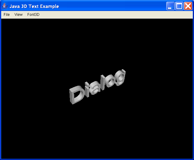 ExText - illustrate use of 3D text