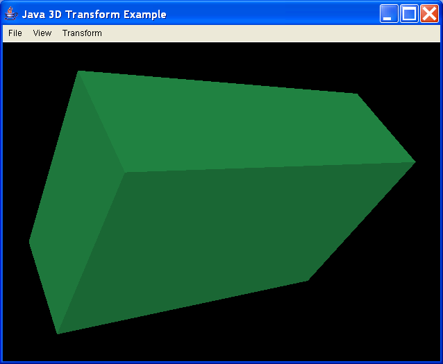 ExTransform -- illustrate use of transforms