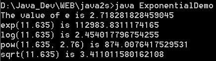 Exponential Demo