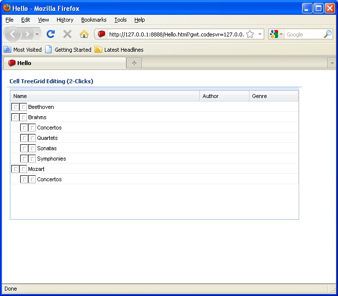 Double click to edit a table tree (Ext GWT)