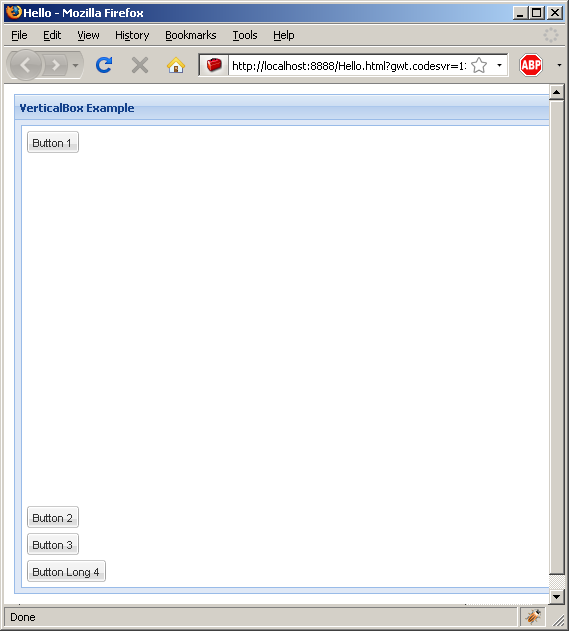 Spaced VerticalBox Layout (Ext GWT)