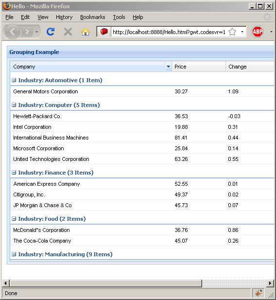 Using GroupingStore to load grouped grid data (Ext GWT)