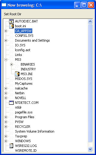 File Browser Sample