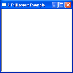 FillLayout Example