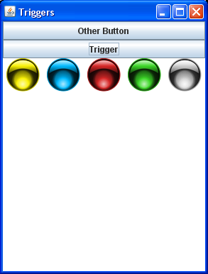 Animation Trigger : Animation « Swing Components « Java