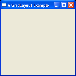 GridLayout Example