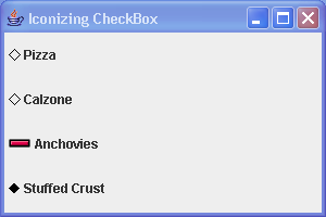 Icon CheckBox Demo