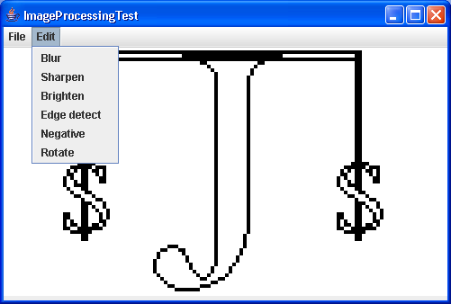 Various image processing operations.