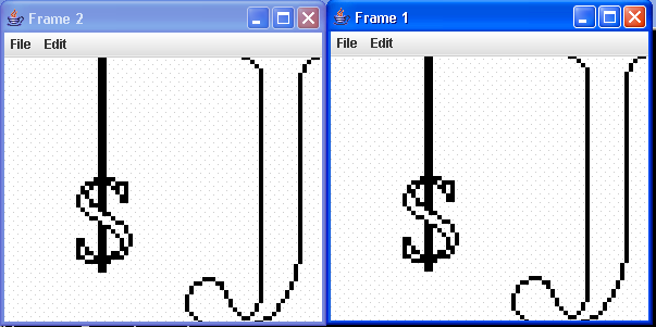 This program demonstrates the transfer of images between a Java application and the system clipboard.