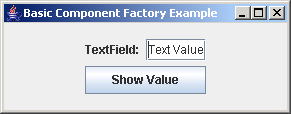 JGoodies Binding: Basic Component Factory Example