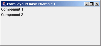 FormLayout: Basic Example 1