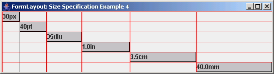 FormLayout: Size Specification Example 4