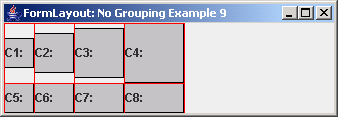 FormLayout: No Grouping Example 9