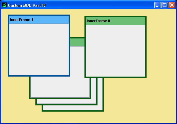 LayeredPane Demo 3: Custom MDI