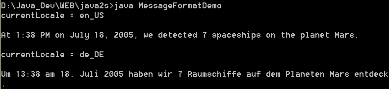 ResourceBundle with parameter position