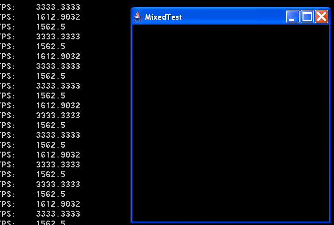 Mix rendering in immediate and retained mode to produce