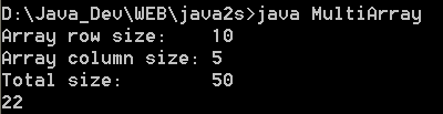 Java program to demonstrate multidimensional arrays