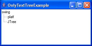 Only Text Tree Example