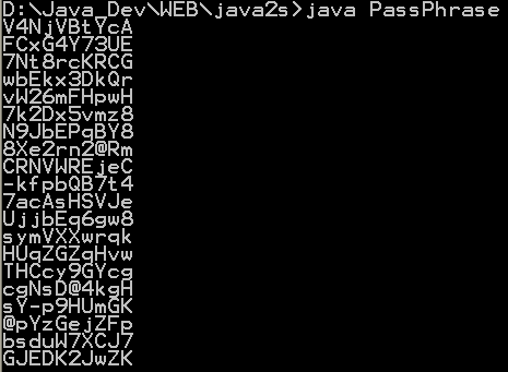 Cheap, lightweight, low-security password generator