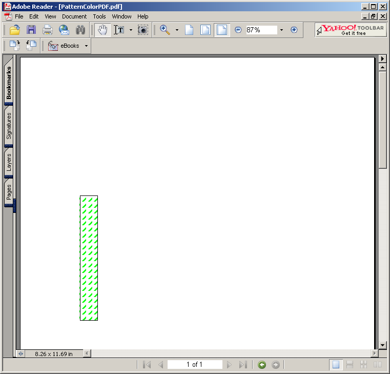 Set Pattern color