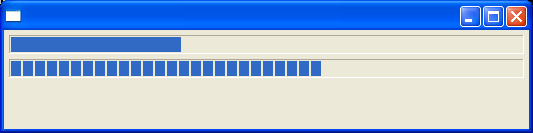 Demonstrates ProgressBar