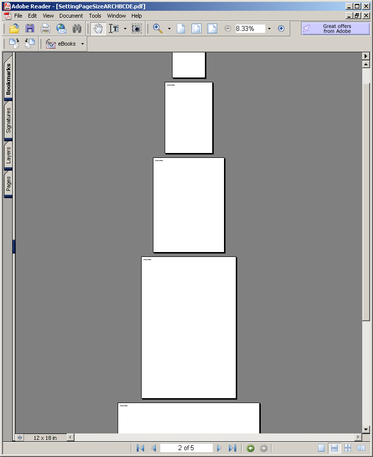 Creates a PDF document with a certain pagesize: ARCH_B, ARCH_C, ARCH_D, ARCH_E