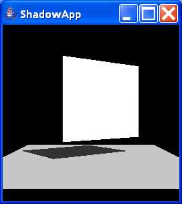 ShadowApp creates a single plane