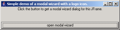 Simple Modal Logo Wizard